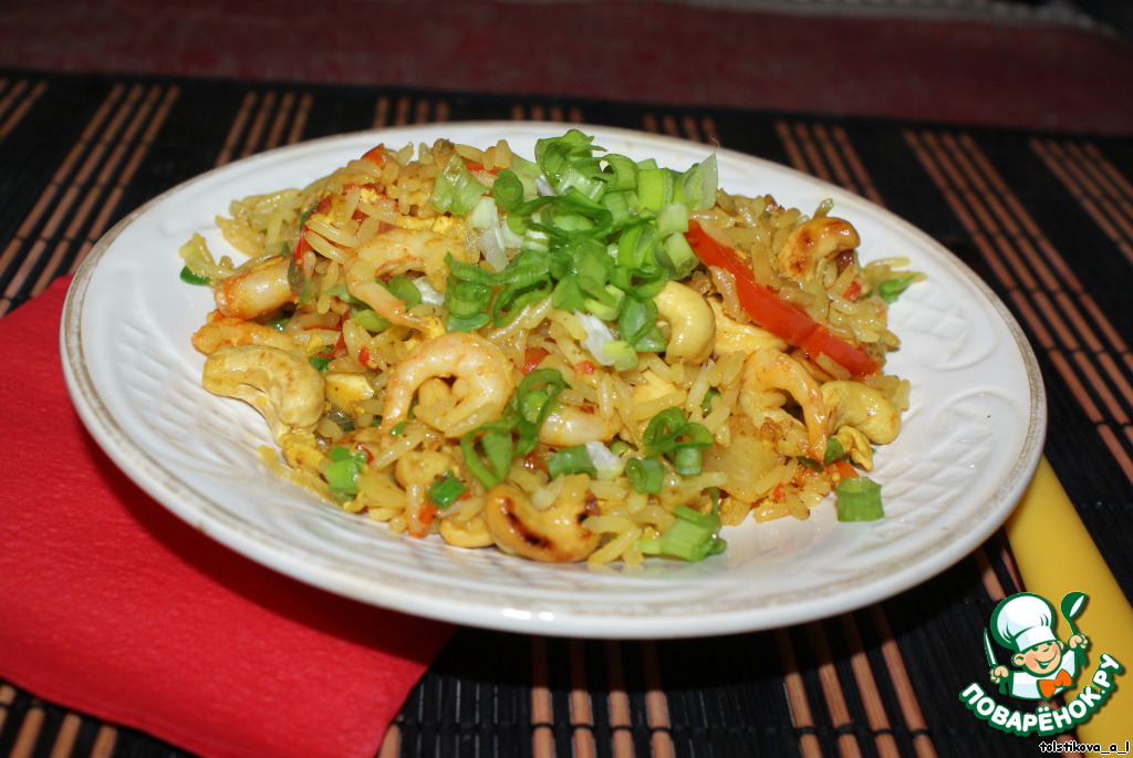 Fried rice in Thai 