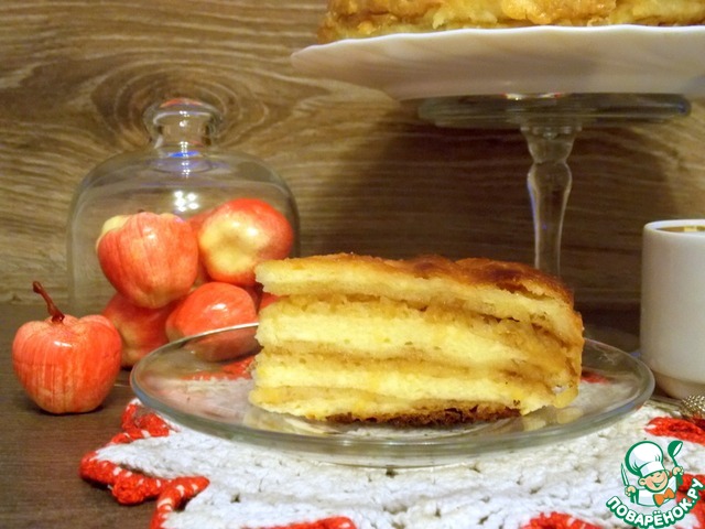 Cottage cheese-Apple banitsa