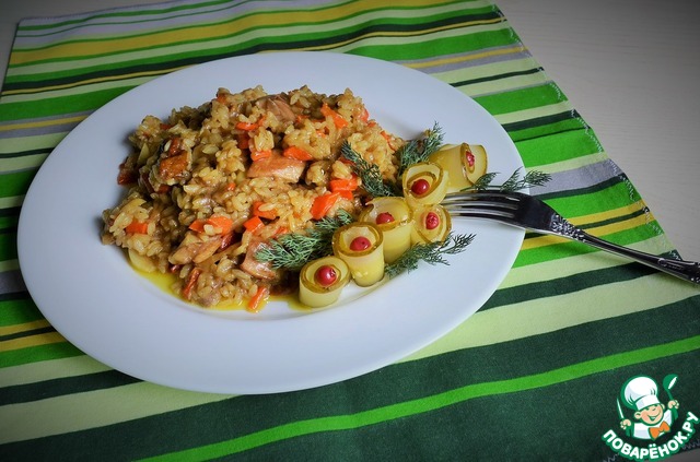 Risotto with porcini mushrooms