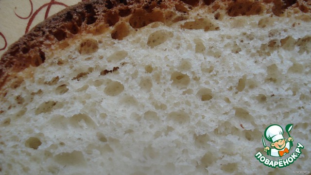 Bread French mineral water with gas