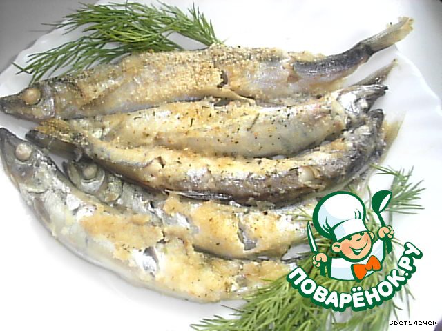 Capelin baked