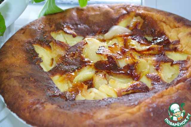 German Apple pancake