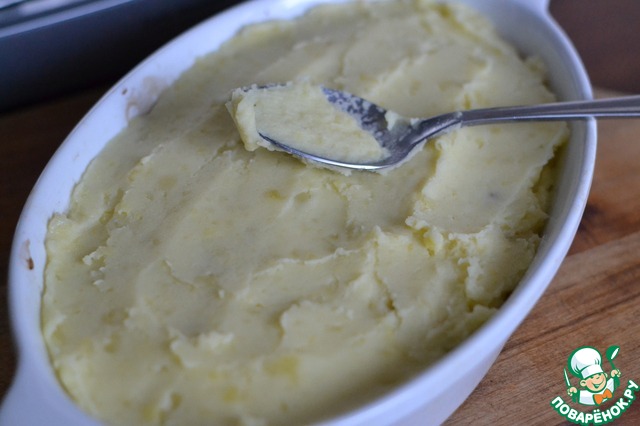 Potato gratin with fish