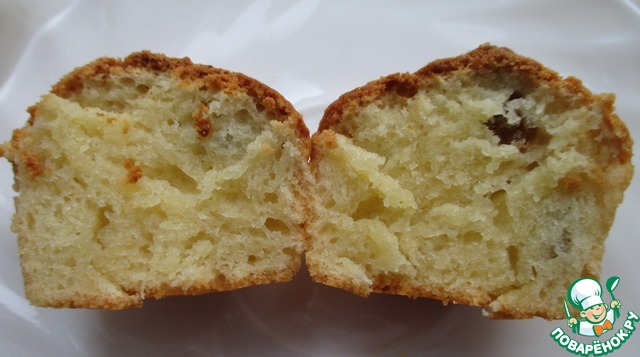 Cake from dough without yeast