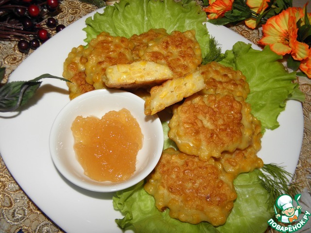 Fritters of corn 