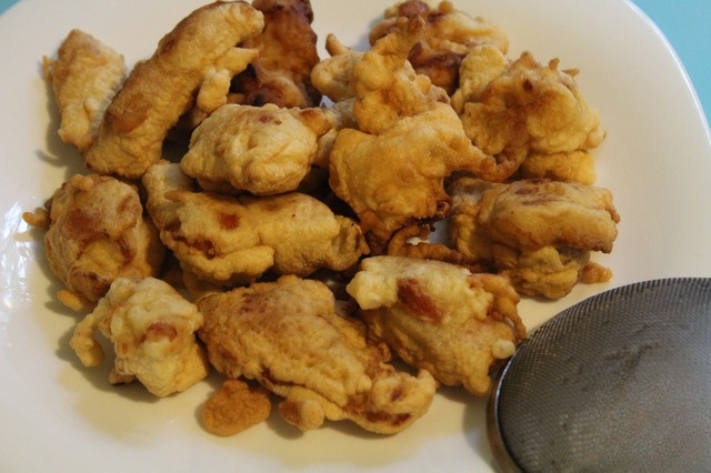 Tempura bacon in Japanese