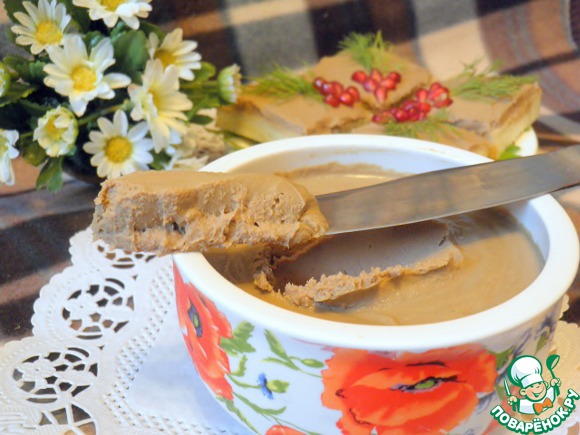 Liver pate with Apple