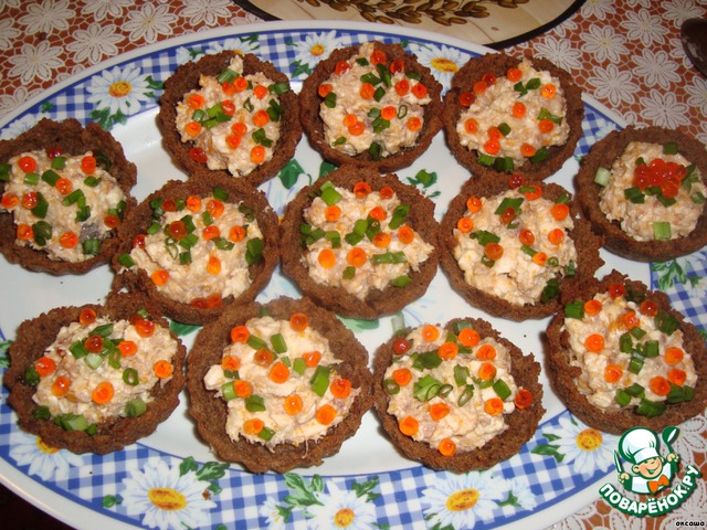 Bread tartlets