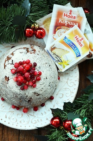 English Christmas pudding