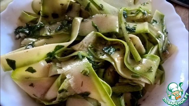 Острая закуска из кабачка