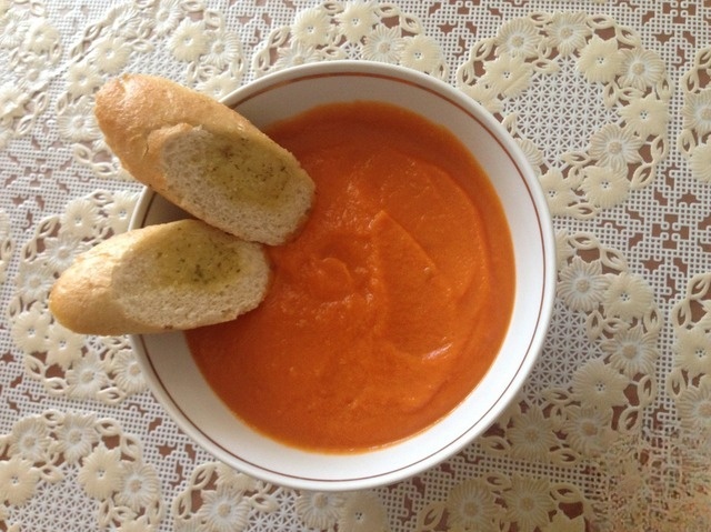Tomato and Yam soup