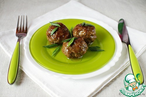 Meatballs in Apple cider glaze