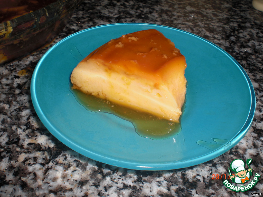 Orange pudding