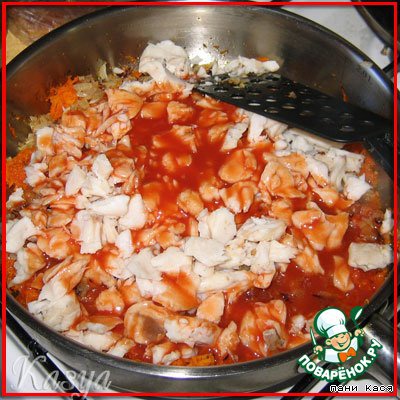 Pike-perch under marinade