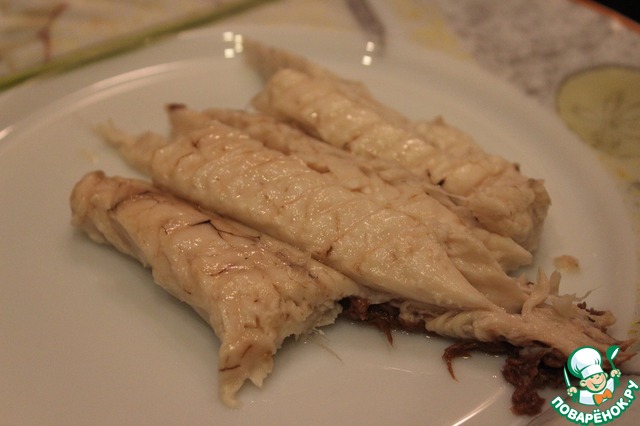 Fish baked in salt