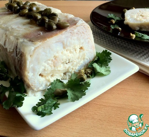 Fish terrine with seafood