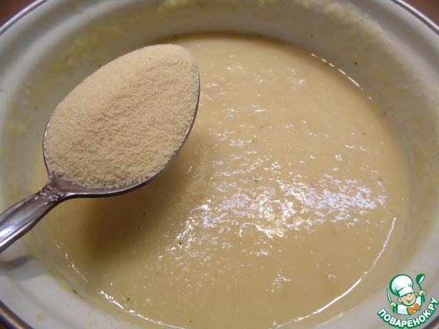 Soup-puree of potatoes and celery