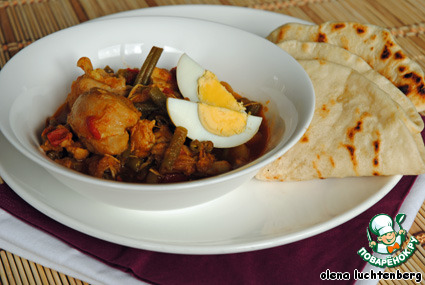 Surinamese chicken with garam masala