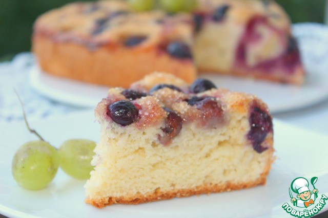 Schiacciata with grapes