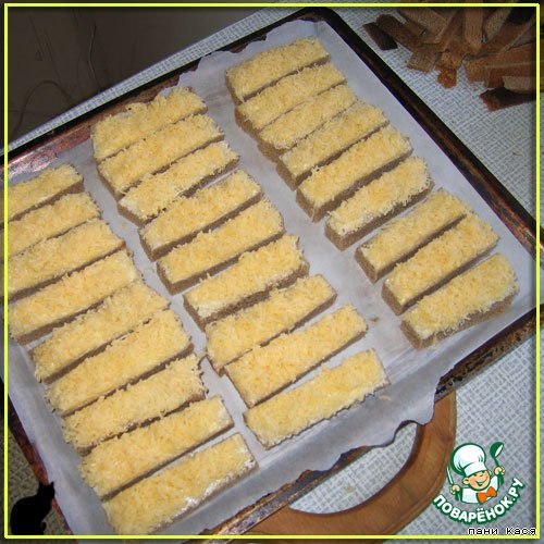 Гренки чесночные