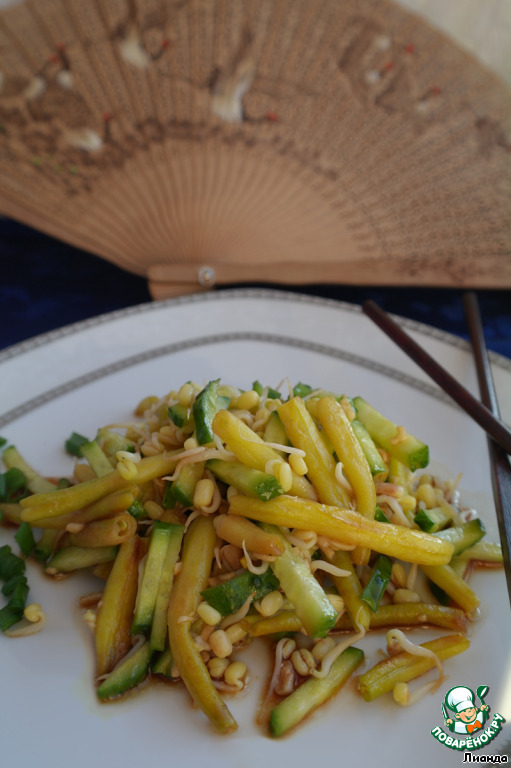 Salad with sprouts Masha