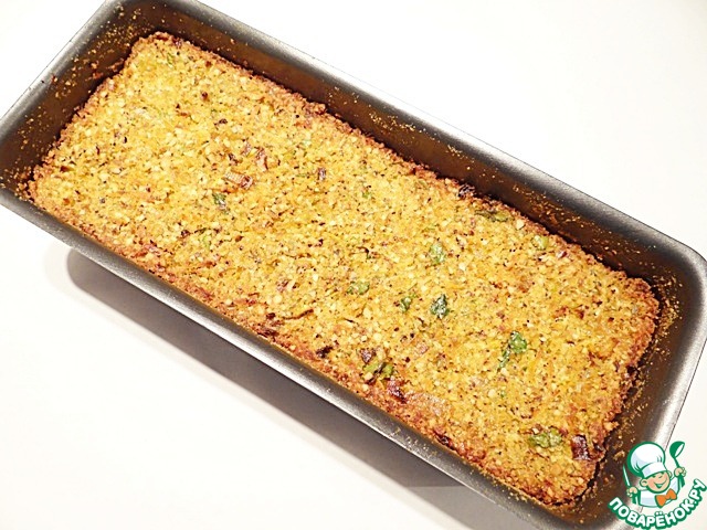 Pate, vegetables and millet flakes