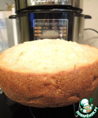 Cheese cake and Apple in a slow cooker