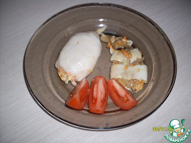 Stuffed squid