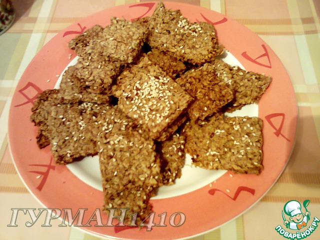 Diet oatmeal crisp cracker