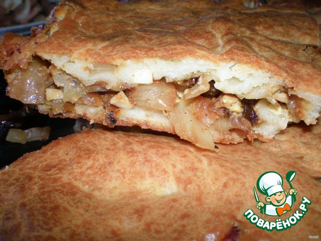 Tender cabbage pie