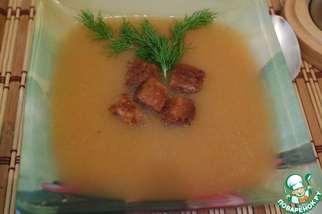 Soup-puree of celery