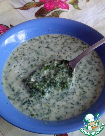 Spinach soup