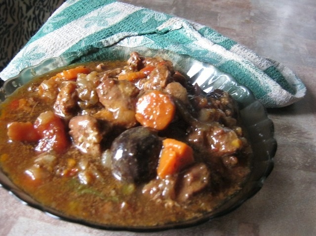 Beef with prunes