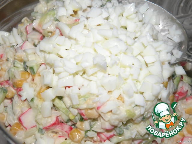 My mother's crab salad