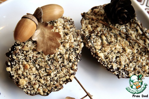 Tartlets of chocolate with dates and prunes