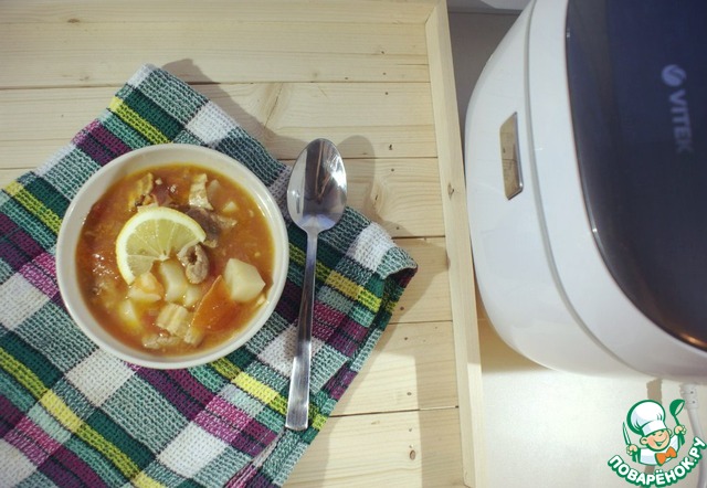 Austrian goulash soup