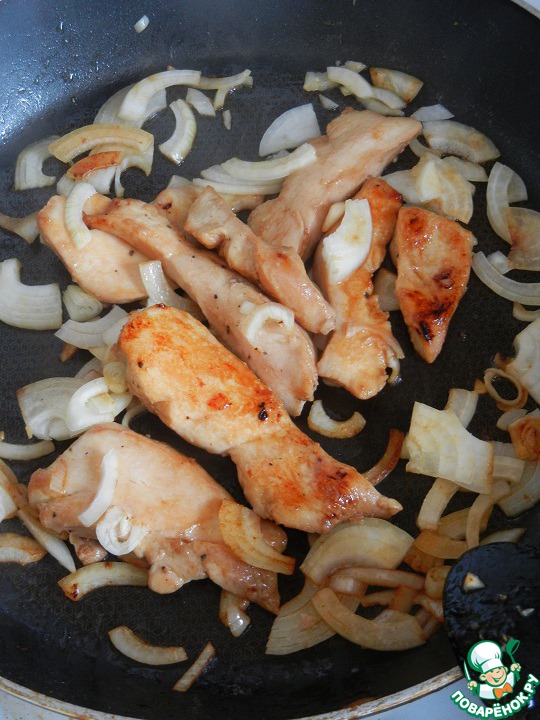 Chicken breast in teriyaki sauce