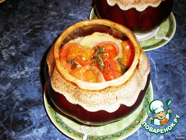 Овощная закуска в горшочке