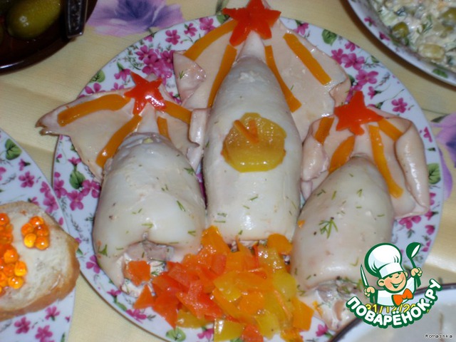 Stuffed squid 