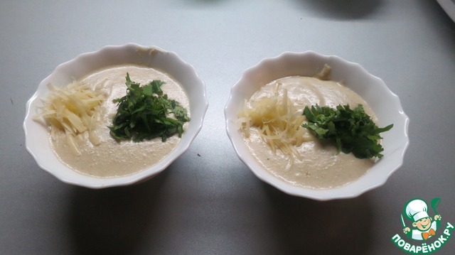 Cream-soup with champignons in multivarka