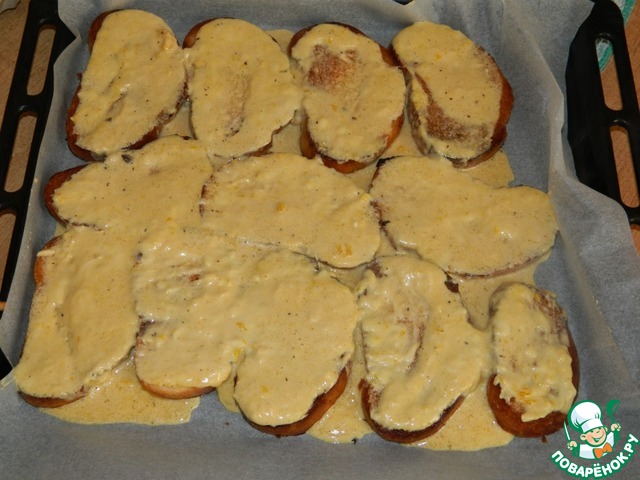 Сырные гренки к пиву