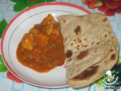 Pakistani flatbread roti