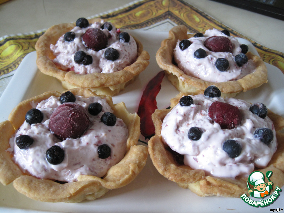 Tartlets with original cream