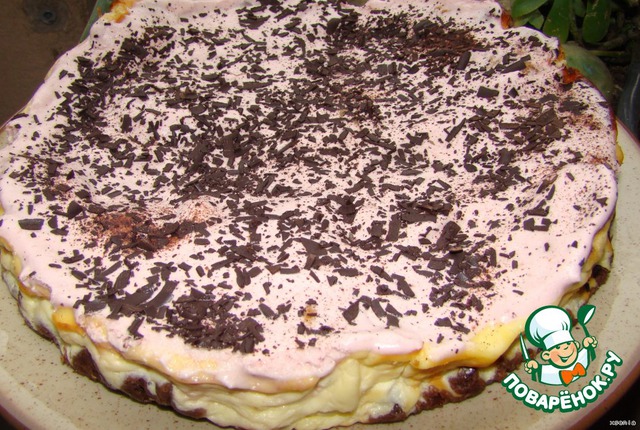 Cake -cheesecake with marshmallow cream