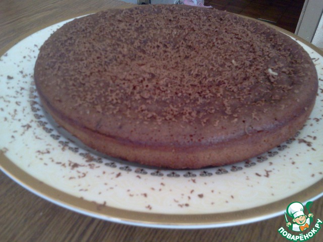 Chocolate coffee cake in a slow cooker