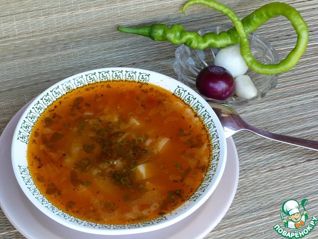 Soup based on 