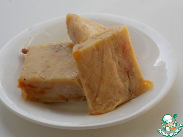 Banana-papaya burfi