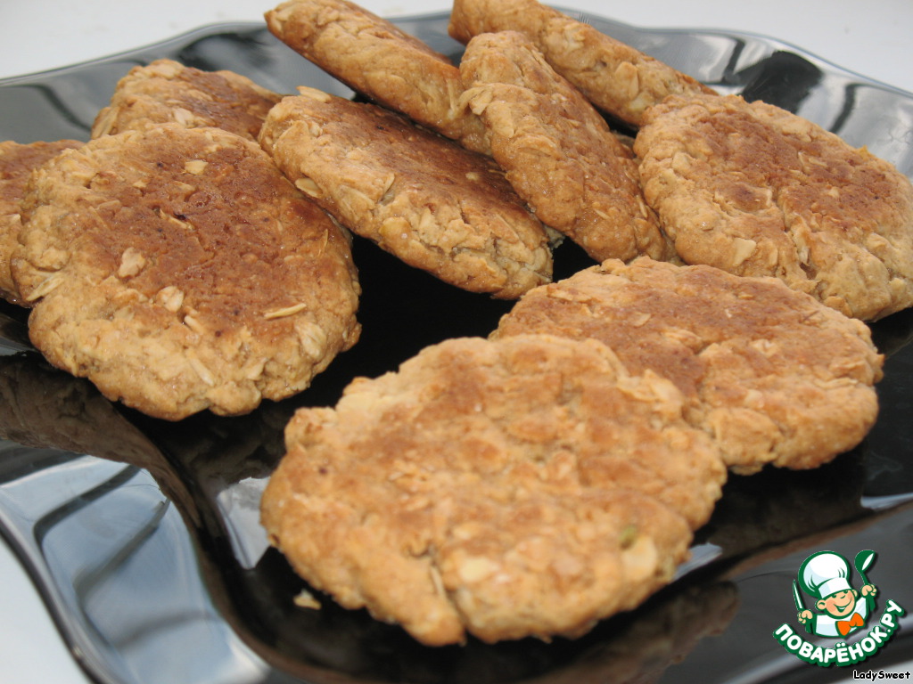 Cookies made from oats and pancake flour