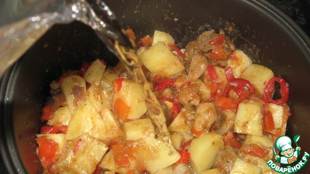 Kavardak in a slow cooker