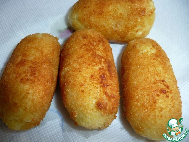 Potato croquettes with mozzarella